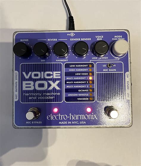 electro harmonix voice box ebay|vocal delay pedal.